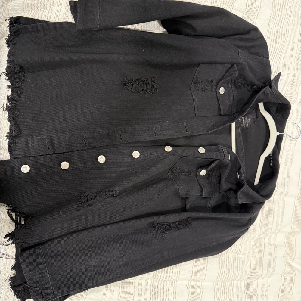 Stylish Black Denim Jacket